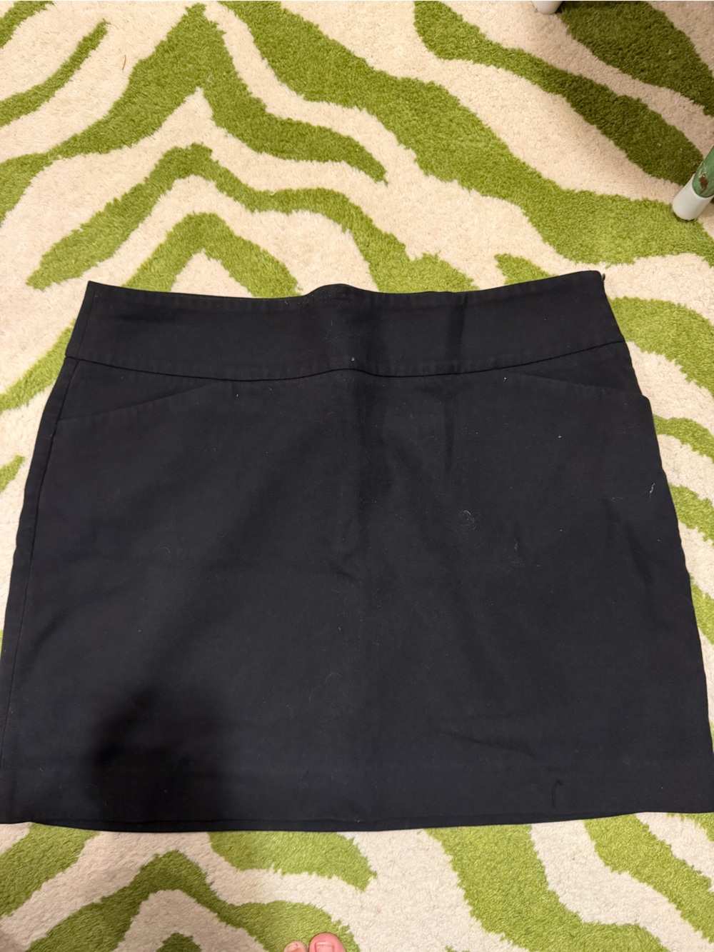 LOFT Black Straight Skort